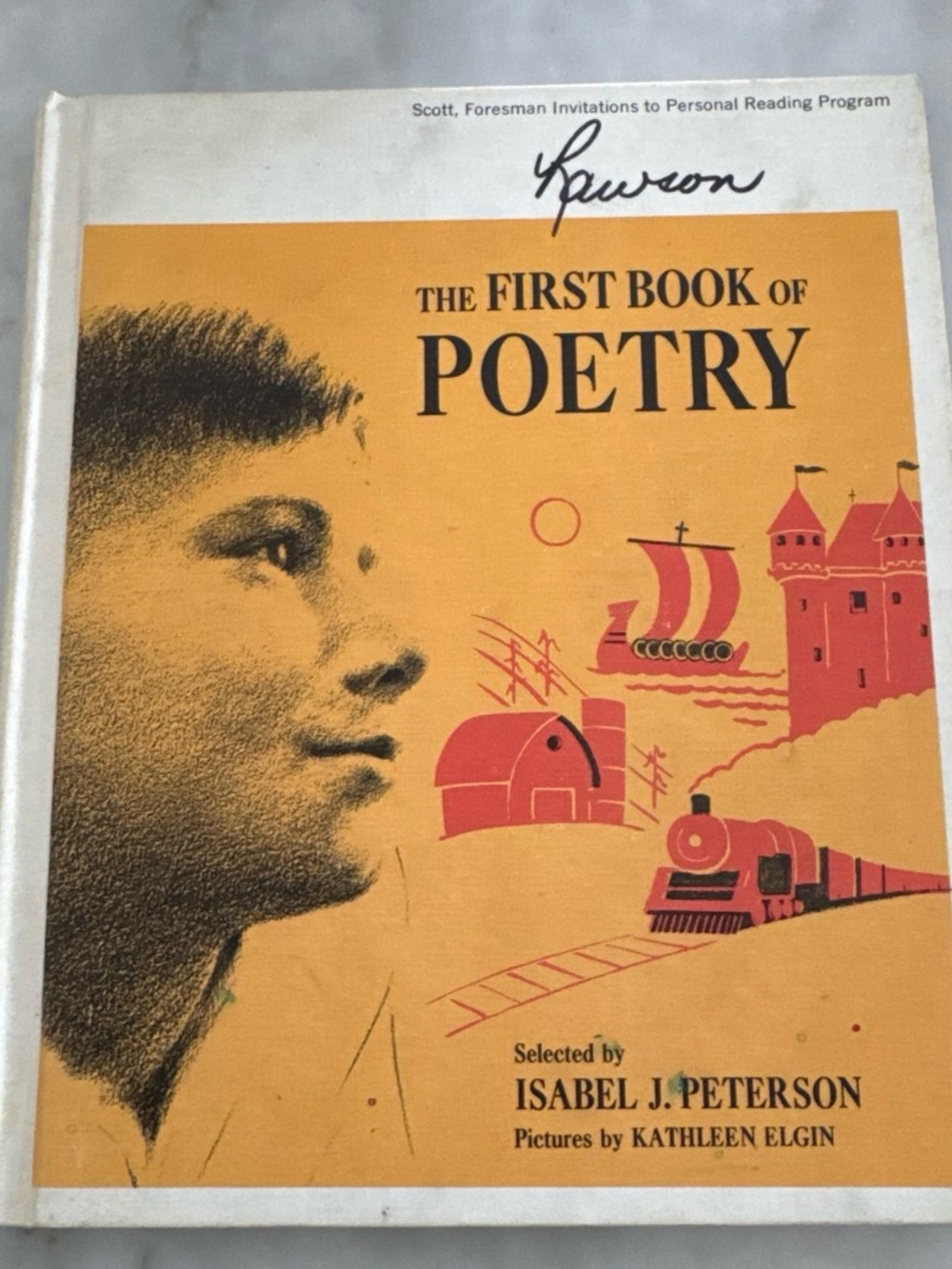 The First Book of Poetry - vintage book